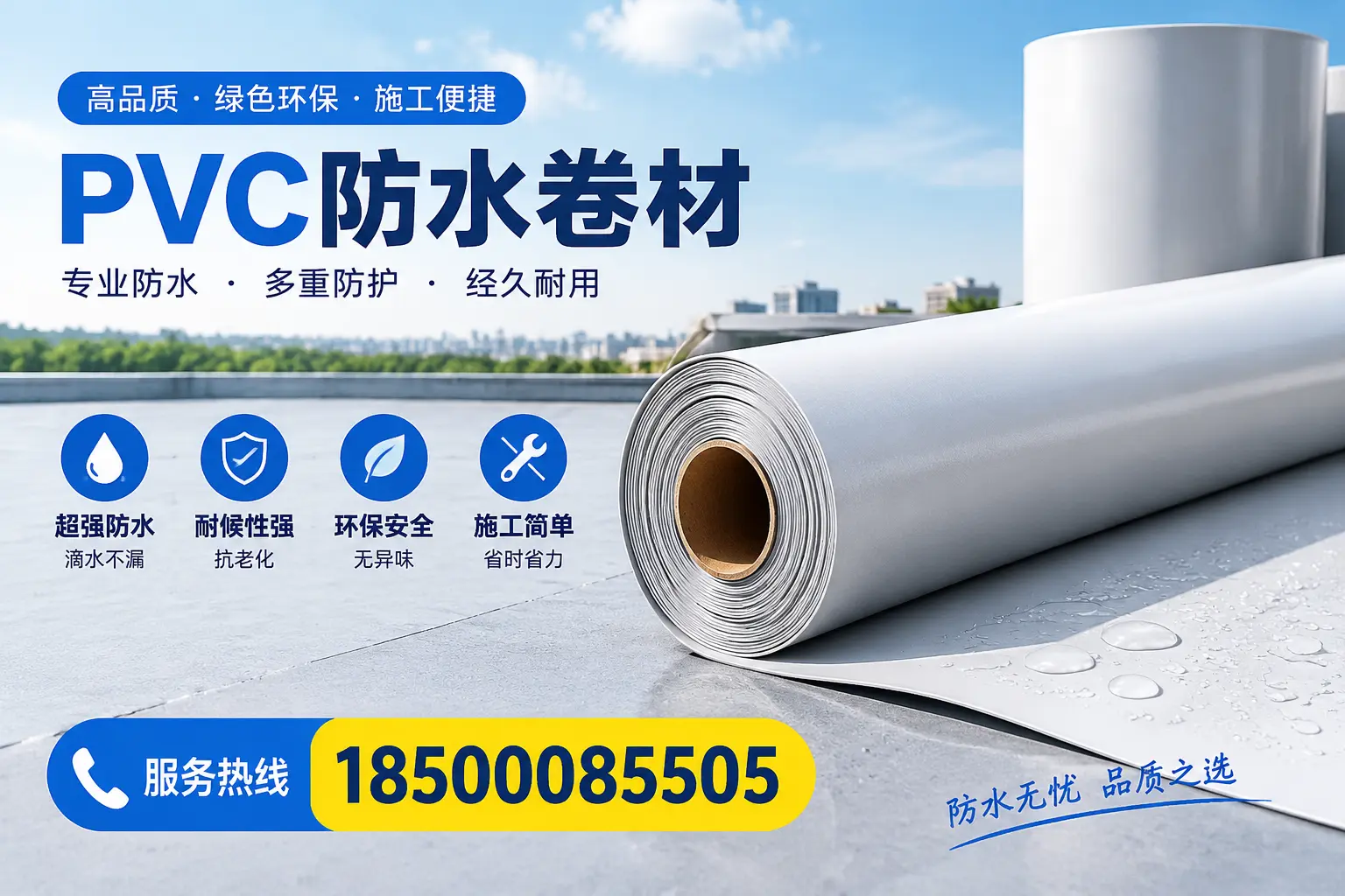 选用PVC防水卷材时需要避开的常见误区,特别是在海西